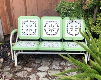 Restoration Hardware Vintage Glider Bench