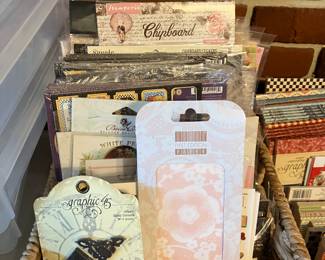 New unsealed Scrap Booking supplies