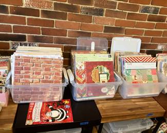 Added Scrap Booking supplies, booklets. 