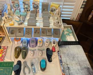 Scrap Booking supplies, many unsealed 