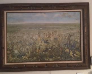 Large Framed western print