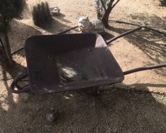 Antique wheelbarrow