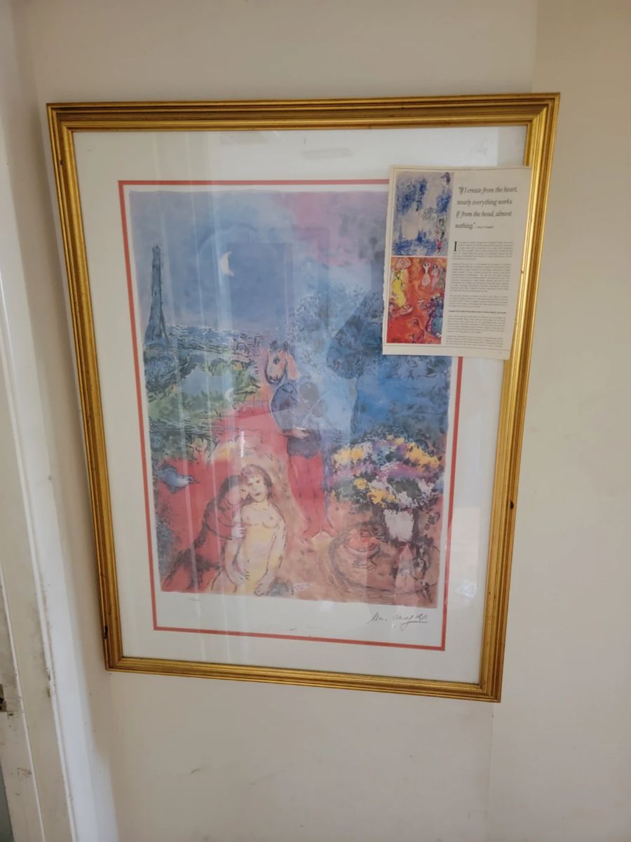 Marc Chagall – “ Musical Bouquet ” Lithograph