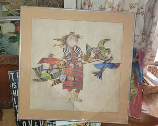 1977 Graciela Rodo Boulanger "Bird Vendor"