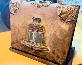 Victorian Album with ink bottle