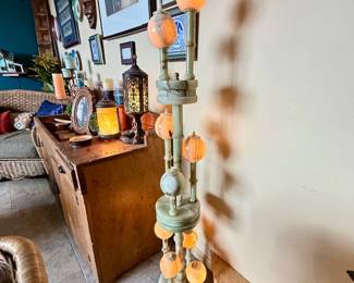 Heavy Marble Floor Lamp w/multiple lights
most unusual