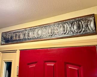 Embossed Tin Freize long …app 52 x 8