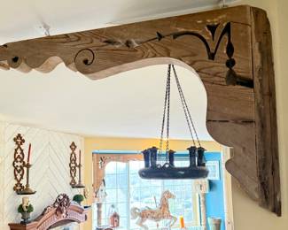 Antique Corbels 45 x 25 x 3”. (2)
Sold as pair