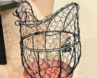 Chicken egg basket wire