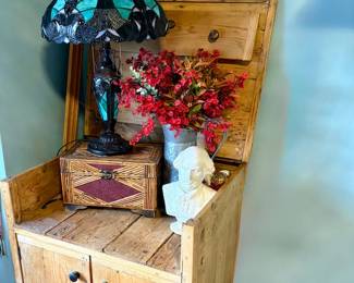 Welsh Pine cabinet w/Flip top shown up