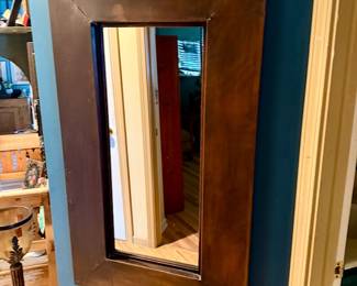 Metal large framed Mirror / modern