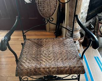 Iron / Woven Chair