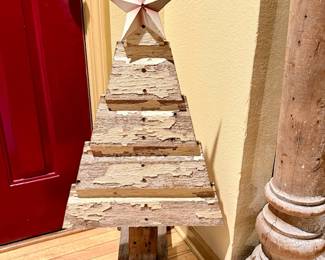 Wood Christmas tree app 3’