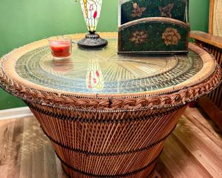 MCM Woven Table / great condition
