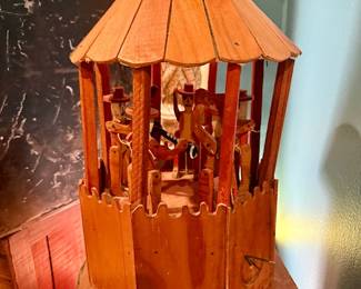 Wind Up Band / wood /Vintage