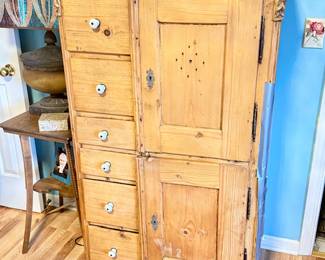Welsh Pine Wardrobe Dresser/Chest large