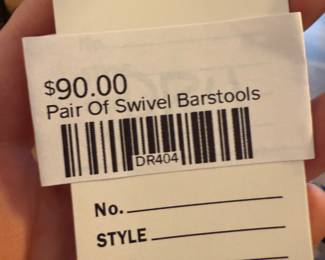 Pair of Swivel Barstools