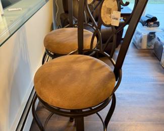 Pair of Swivel Barstools