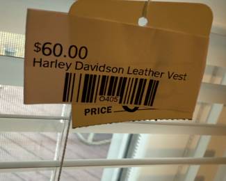 Harley Davidson Leather Vest