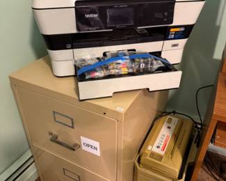 Filing Cabinet, Brother Printer