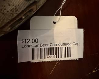 Lonestar Beer Camouflage Cap