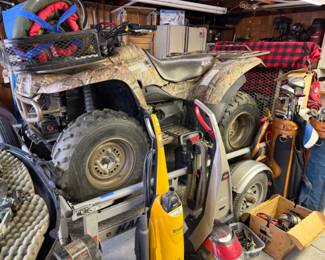 2003 KVF360-C1 Kawasaki ATV with Karavan Trailer