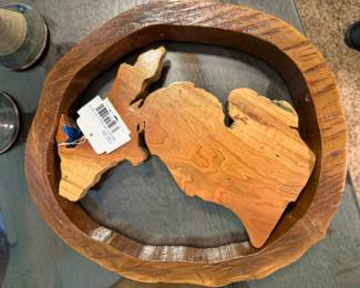 Wooden Michigan Artwork