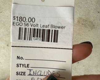 EGO 56 Volvt Leaf Blower