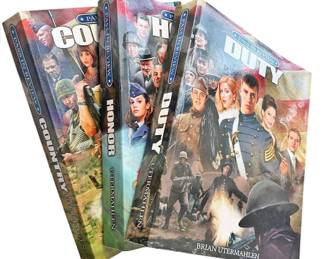 Signed Military Historical Novel Trilogy
