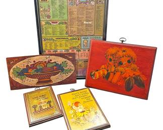 1970s Vintage Wall Decor