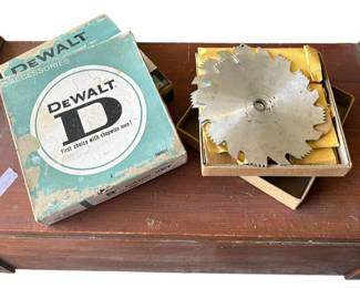 Vintage Dewalt 8Piece Dado Set