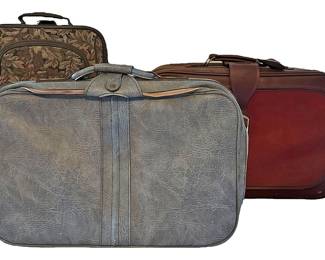 Vintage Soft Sided Suitcases