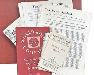 1940s 50s Educational Testing Journals