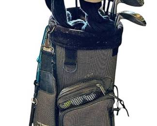 Natural Golf Clubs in Pro Select Golf Bag