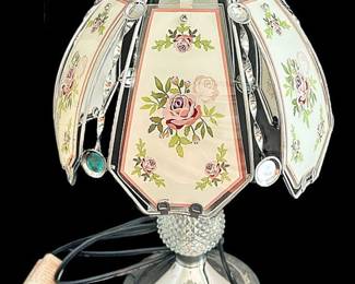 Cottage Rose 3Way Touch Lamp