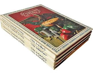 Vintage 1960s Encyclopedia of Cookery Books