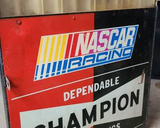 CHAMPION Spark Plugs metal Shop case (wall-mounting)