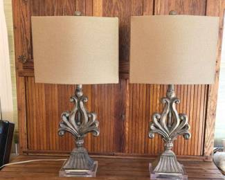 Pair of moden lamps