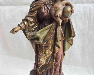 One of the many lovely statuary items in the sale