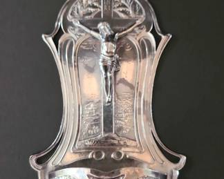 Silverplated Holy Water Font