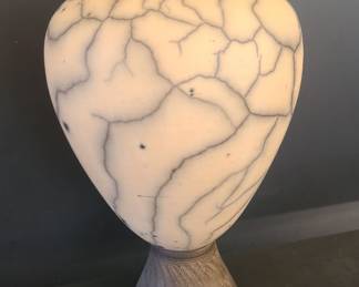 Large vintage Raku pottery Sculpture