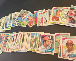 One of 2 lots of baseball cards from the 1970s-80s in amazing condition!