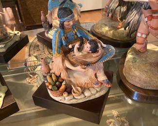Cybis Sacagawea of the Shoshone Tribe Statue