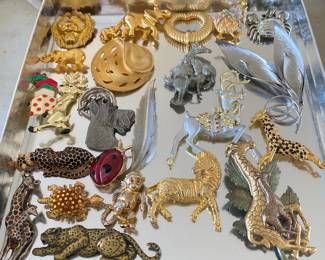 Assorted Figural Pins and Brooches