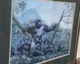 Simon Combes Signed and Numbered "Gorilla" Print
