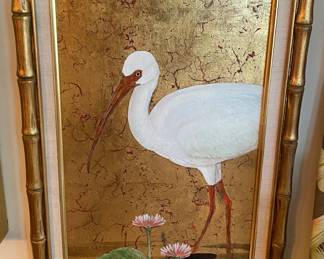 Nelson Signed Crane Print