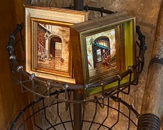 Metal Three Tier Storage Basket