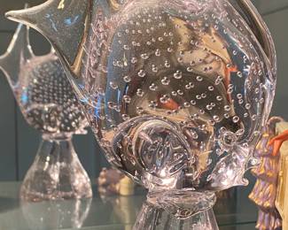 Art Glass Fish Statue