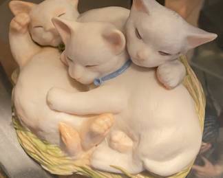 Cybis Cat Figurine