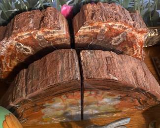 Petrified Bookends